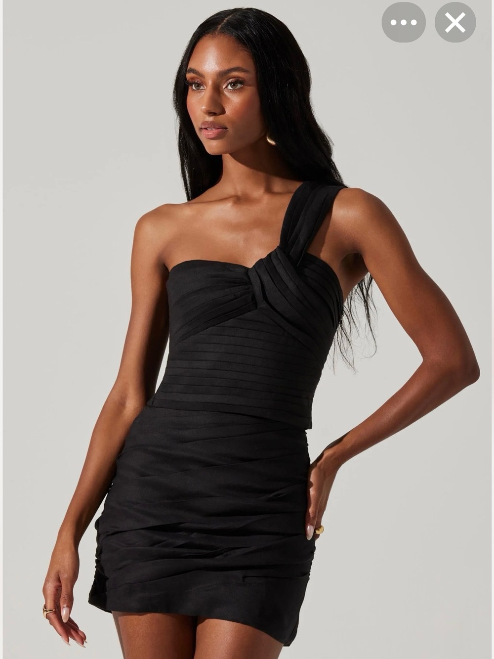 NWT- ASTR Black Daya Set - skirt and top